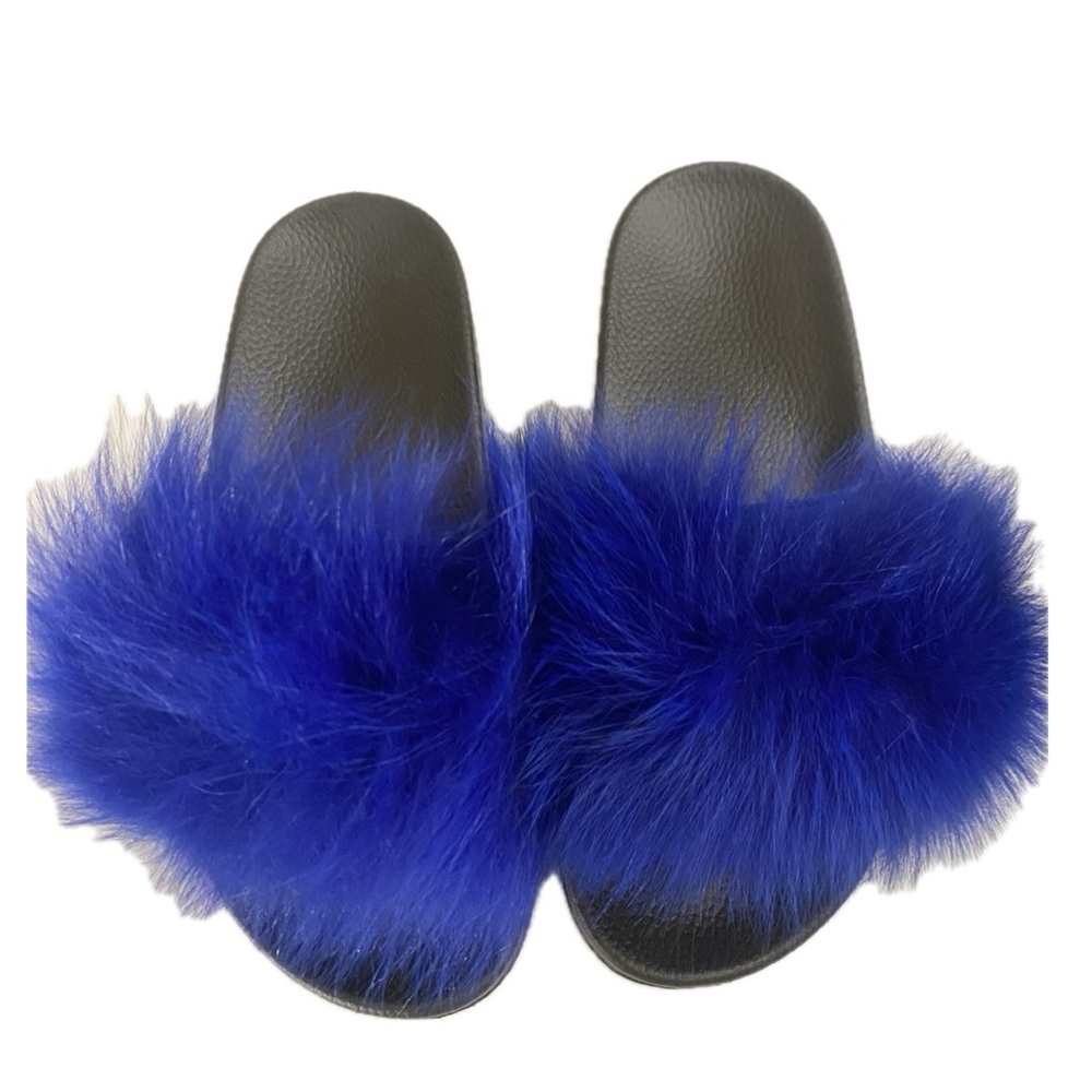 Fluffy Slides/Slippers NWOT!